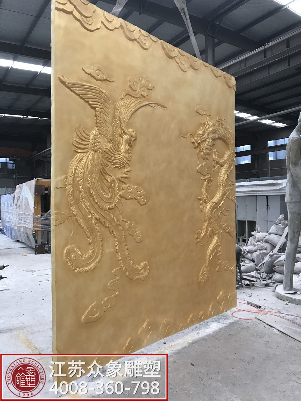 浮雕龍鳳 龍鳳浮雕