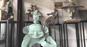 點贊！無錫雕塑家苦心打造阿炳雕塑館